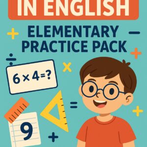 math in english worksheets for kids