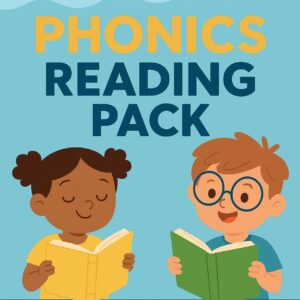 phonics reading pack – 6 fun phonics ebooks for kids